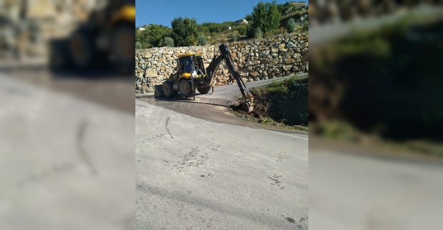 Alanya Kırsalı'ndaki Yollara Bakım Onarım