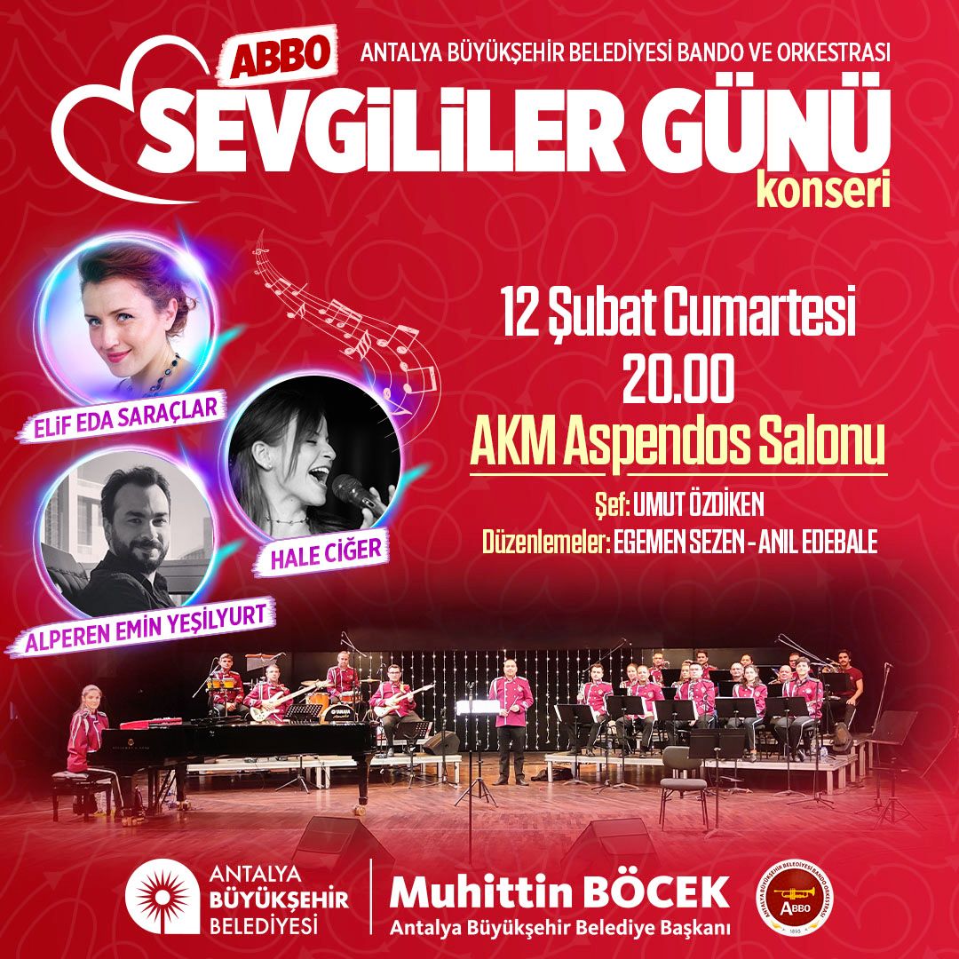 Büyükşehir’den 14 Şubat’a özel konser