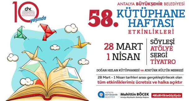 58. Kütüphane Haftası Etkinliklerle Kutlanacak