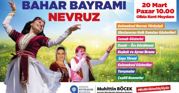 Büyükşehir, Bahar Bayramı Nevruz’u Coşkuyla Kutlayacak