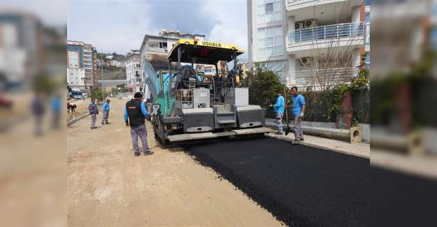 Cikcilli’de Sıcak Asfalt Çalışmasına Başlandı