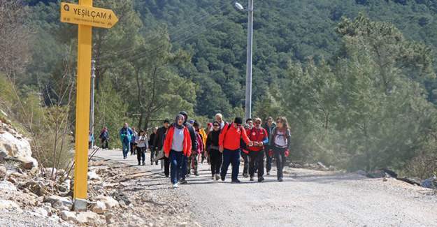 Yeşilçam Yolunda Doğa Yürüyüşü Düzenlendi