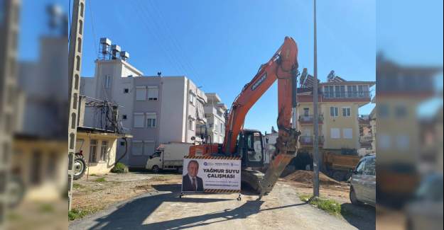 Manavgat Emek’te Yağmur Suyu Sorununa Kalıcı Çözüm