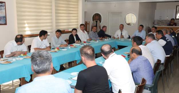 Orman Yangınlarıyla Mücadele Toplantısı Yapıldı