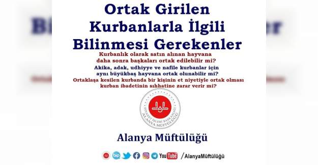 Ortak Girilen Kurbanlarla İlgili Bilinmesi Gerekenler