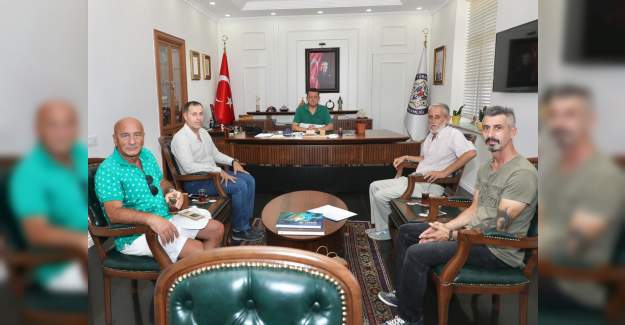 Alanya Doğa Sanat Turizm Derneği Kaymakam Ürkmezer'i Ziyaret Etti