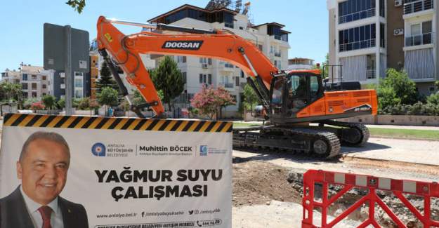 Büyükşehir’den Molla Yusuf’a Yağmur Suyu Hattı