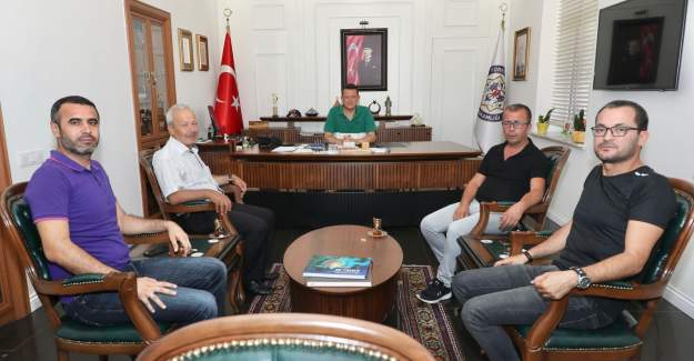 Türk Eğitim-Sen Antalya Şubesinden Kaymakam Ürkmezer'e Ziyaret