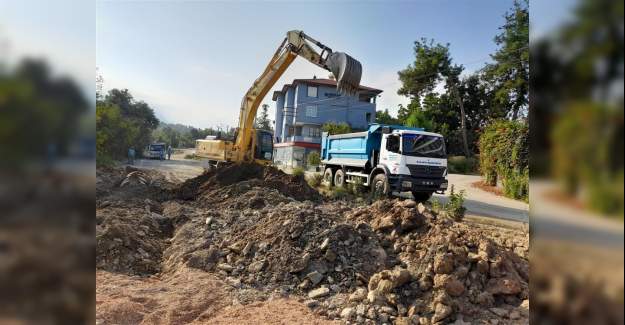 Alanya Belediyesi Alt Yapı Çalışmalarını Sürdürüyor