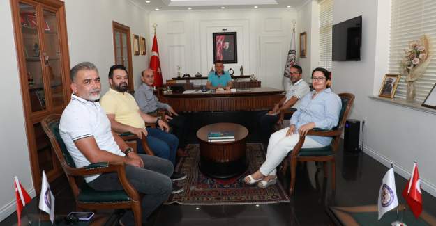 Alanya Serbest Muhasebeci Mali Müşavirler Odasından Kaymakam Ürkmezer'e Ziyaret