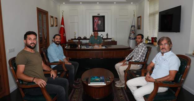 Alanya Syedra Derneği ve Alanya Syedra Antik Kenti Kazı Ekibinden Kaymakam Ürkmezer'e Ziyaret
