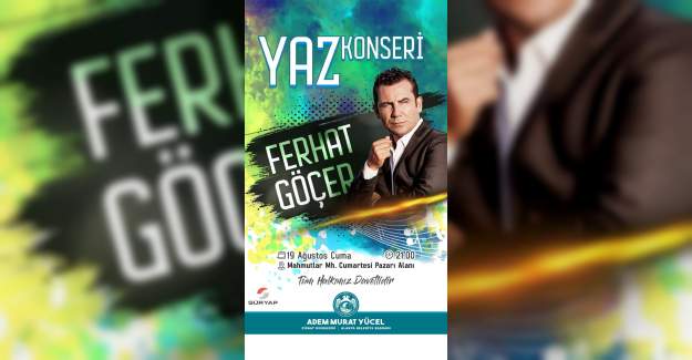 Başkan Yücel'den Ferhat Göçer Konserine Davet