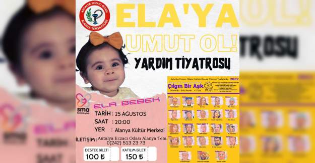 Eczacılardan Ela Bebeğe Yardım Kampanyası