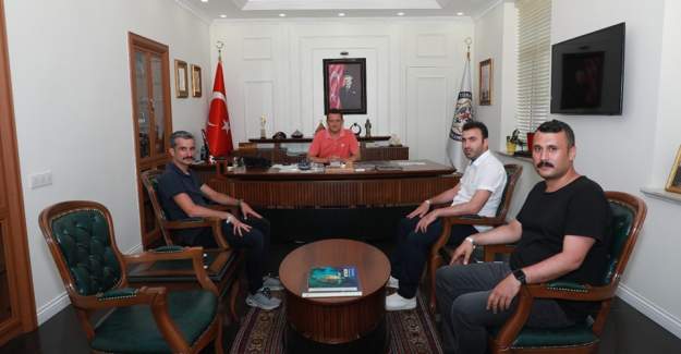 Göç İdaresi Başkanlığı ve İl Göç Müdürlerinden Kaymakam Ürkmezer'e Ziyaret