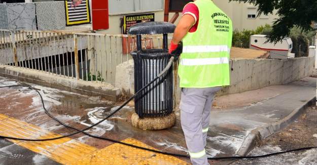 Manavgat Belediyesi Temizlik Çalışmalarını Hızlandırdı