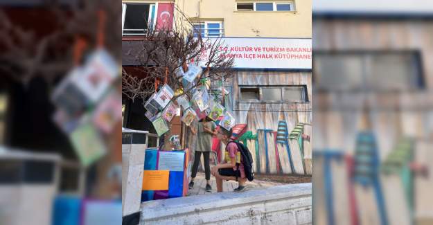Alanya İlçe Halk Kütüphanesi’nden Yeni Proje: Kitap Ağacı