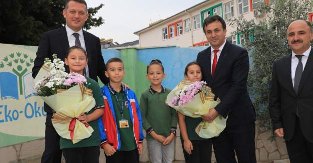 Kaymakam Ürkmezer Obaköy İlkokulunu Ziyaret Etti