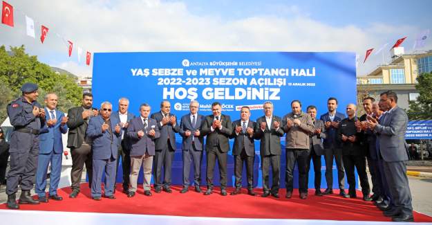 Alanya Toptancı Hali'nin Yeni Sezonu Dualarla Açıldı