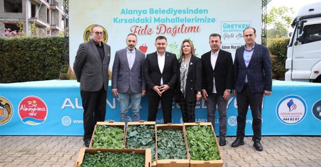Başkan Yücel'den Kırsal Mahallelere Fide Dağıtımı