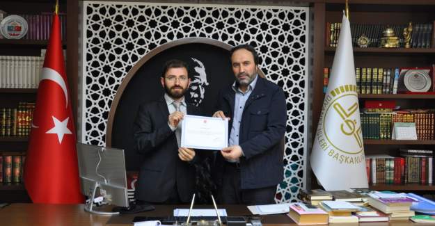 Türkiye Diyanet Vakfından Din Görevlilerine Başarı Belgesi