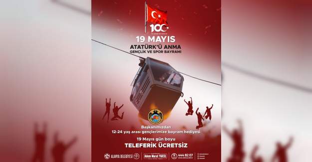 Başkan Yücel'den  19 Mayıs Atatürk'ü Anma Gençlik ce Spor Bayramı Kutlama   ve Davet Mesajı