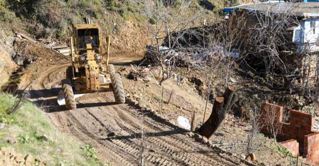 Alanya Belediyesi Kırsal Mahallelerin Yol Hasretini Sona Erdiriyor