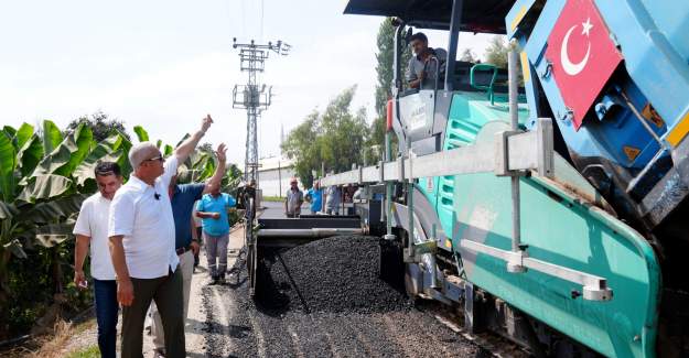 Kargıcak Mahallesi’nde sıcak asfalt çalışması başladı