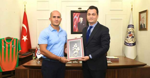 Kaymakam Öztürk'e Emniyet Müdürlerinden Ziyaret