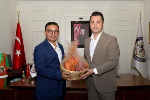 Ziraat Odasından Kaymakama Hayırlı Olsun Ziyareti