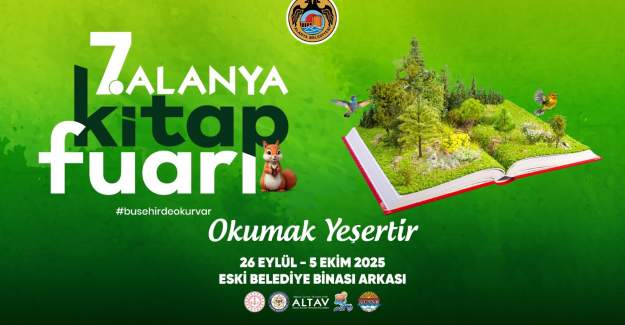 Alanya Kitap Fuarı 26 Eylül’de Başlıyor