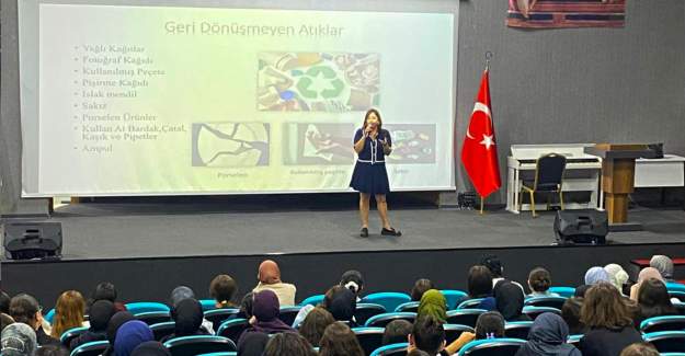 Alanya Belediyesi'nden Lise Öğrencilerine "Sıfır Atık ve İklim Değişikliği" Eğitimi