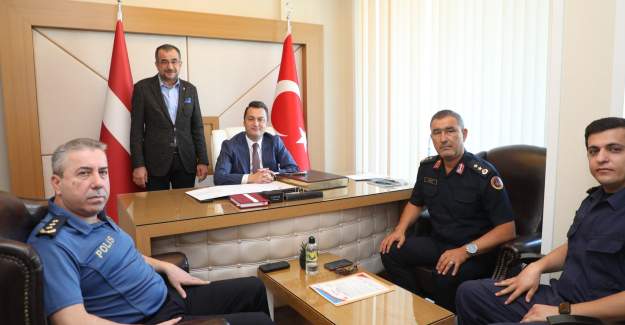 Kaymakam Öztürk’ten Letonya Fahri Konsolosu Şaşmaz'a Ziyaret