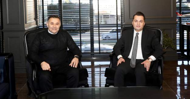 Kaymakam Öztürk’ten Önceki Dönem Belediye Başkanı Yücel’e Ziyaret