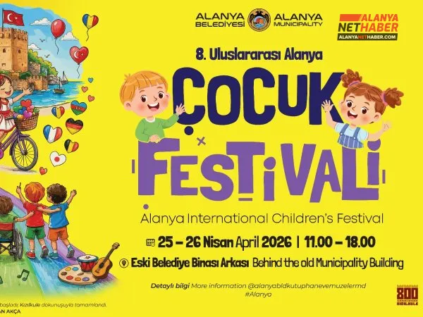 Alanya Sokakları Çocuk Şenliğiyle Renkleniyor