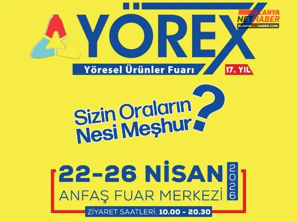 Alanya Üreticileri YÖREX Sahnesine Çıkıyor