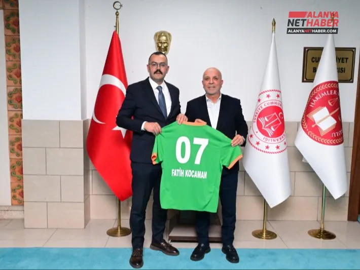 Alanyaspor Yönetiminden Başsavcı Kocaman'a Ziyaret