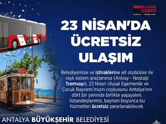 Büyükşehirden Bayramda Ücretsiz Ulaşım Müjdesi