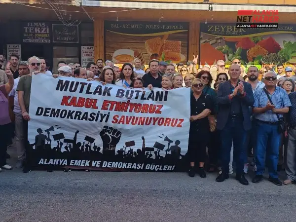 Alanya Demokrasi Güçlerinden Yargı Kararına Öfke