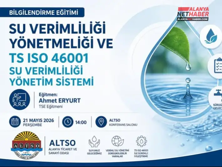 ALTSO'da Mavi Su Belgesi Mesaisi Başlıyor