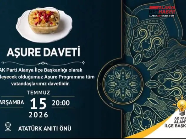 AK Parti Alanya Teşkilatında Aşure Bereketini Paylaşma Daveti