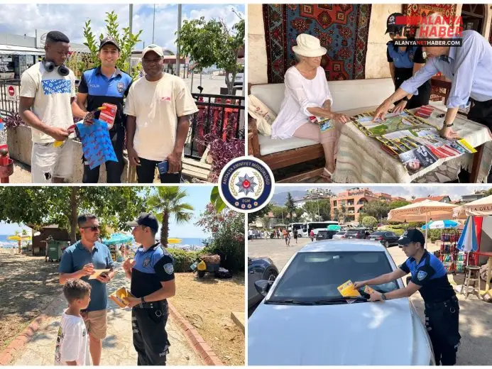 Alanya Sokaklarında Güvenli Turizm Mesaisi