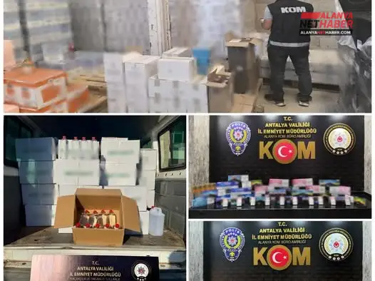 Alanya Ve Diğer İlçelerde Kaçakçılığa Dev Darbe