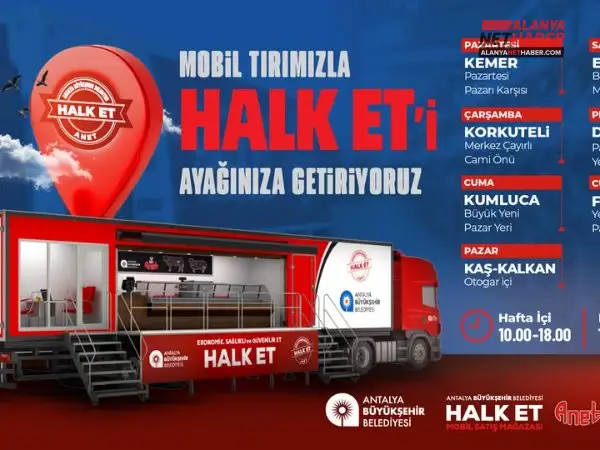 Alanya Halkının Masasında Uygun Fiyatlı Et Sevinci