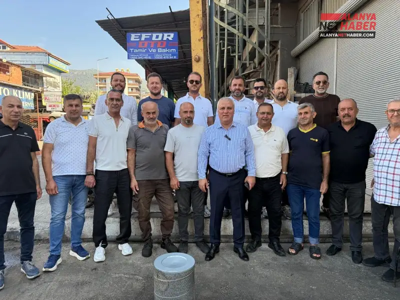 Alanya Sanayi Esnafından Başkan Erdem'e Yoğun İlgi
