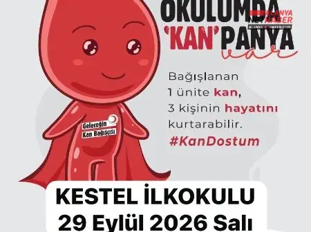 Kestel Okulunda Kan Bağışı Seferberliği