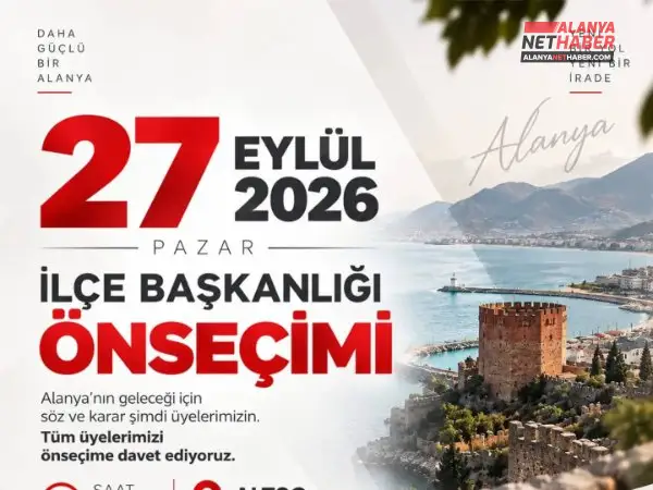 Yeni Parti Alanya’da Sandığa Kilitlendi