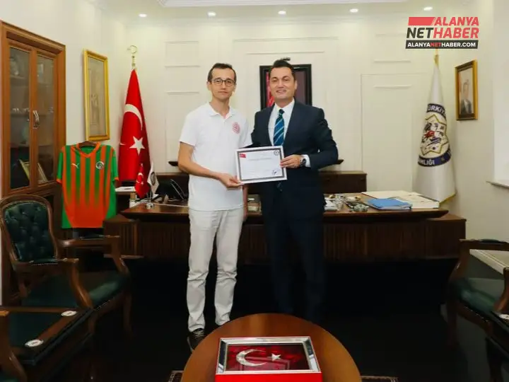 Farewell Visit from Alanya Port President Sayhan to District Governor Öztürk