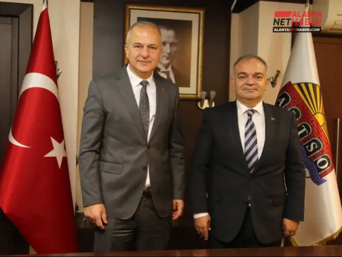 Congratulations Visit from Alanya Chamber of Drivers to ALTSO President Tuna