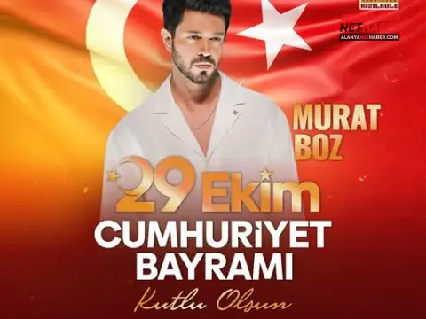 Alanya'da 29 Ekim Coşkusu Murat Boz Konseriyle Yaşanacak