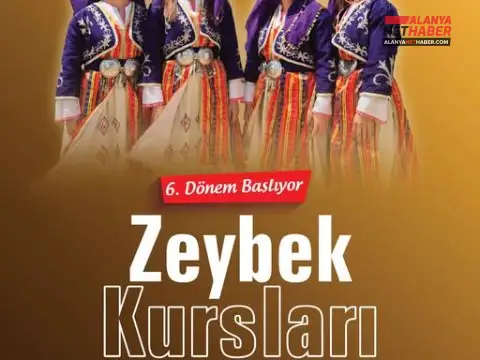The Sixth Term of Zeybek Courses Begins in Alanya